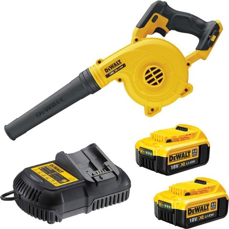 Dewalt DCV100M2 18v XR Compact Leaf Blower DCV100 + 2 x 4ah Batteries + Charger (1/4)