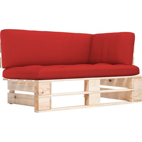 Canapé d'angle palette de jardin-Salon de jardin Sofa extérieur bois de pin imprégné 532617 (1/5)