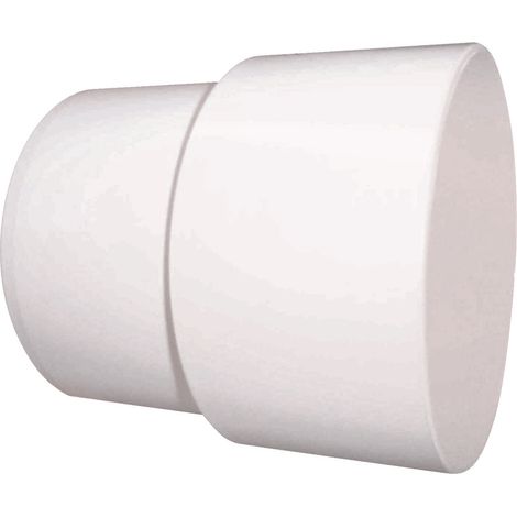 Manchon plastique blanc long 113mm, raccordement M93mm F100mm (1/2)