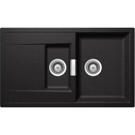 Schock Einbauspüle Cristadur Mono D-150 A Stone STO Exzenterbedienung (1/3)