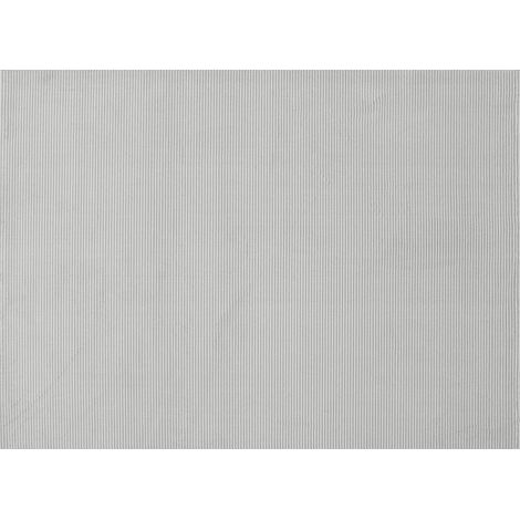 Tapis gris à rayures 200 x 290 cm CLEO (1/4)