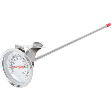 thermomètre en acier inoxydable grillage thermomètres Jauge de (1/5)