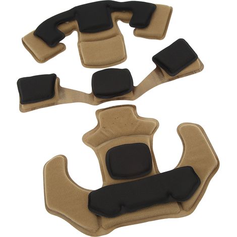 Coussinet de casque, housse de protection, ensemble de coussinets de casque en mousse à mémoire de forme double couche, adapté aux casques Wendy couleur sable. (1/5)