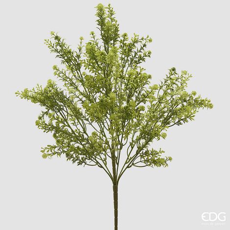 EDG Enzo De Gasperi Pianta Artificiale Erba Palustre Cespuglio H 55 Cm Verde – Pianta Decorativa Realistica Design Moderno