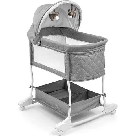 Milly Mally Dream On cama de bebé 2 en 1 color piedra (1/3)