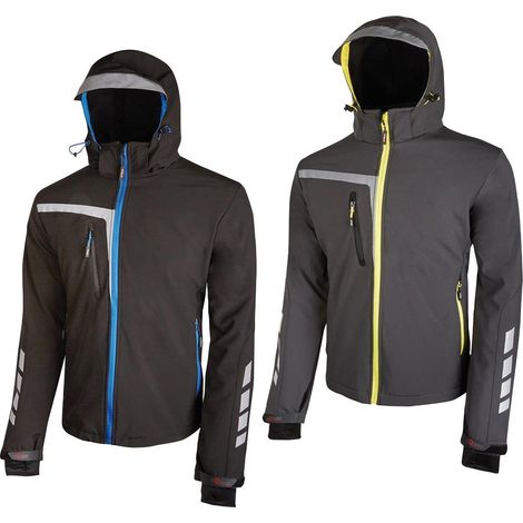 Giacca Da Lavoro Softshell U Power Quick Nera Nero 4XL (1/5)
