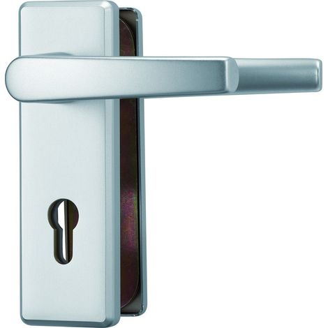 Ferrure de porte en aluminium avec poignée des 2 côtés (1/5)