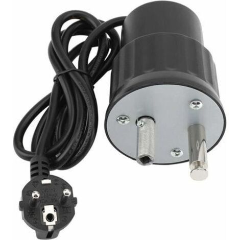 Fourche de barbecue à moteur rotatif, moteur électrique de Camping en aluminium, Kit de plateau tournant électrique, charge nominale 0-24kg (1/4)