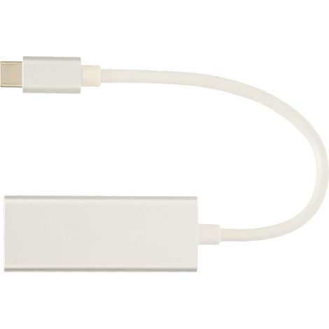 Adaptateur USB-C vers Ethernet 10M/100M/1000M, hub USB 3.0, interface de câble réseau USB-C vers RJ45, adaptateur de carte réseau filaire (1/5)