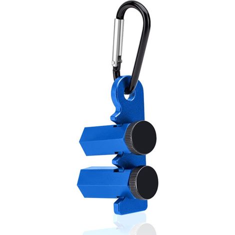 Le serrage auxiliaire à angle droit est stable, résistant à l'usure, durable, anti-chute, anti-compression, facile à utiliser, bleu de qualité industrielle, 4,2 19,6 cm, 1 pièce (1/5)