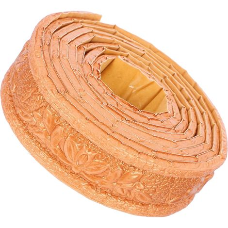 Moulures de plinthe auto-adhésives en mousse, faciles à installer et dotées bords flexibles, (1/5)