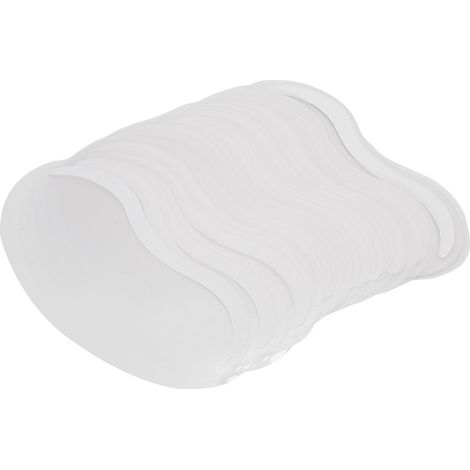 Lot de 50 visières de protection incassables pour les yeux et le visage, idéales pour la teinture et la coiffure en salon. (1/5)