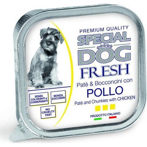 SPECIAL DOG FRESH - PATE' E BOCCONCINI CON POLLO 150GR