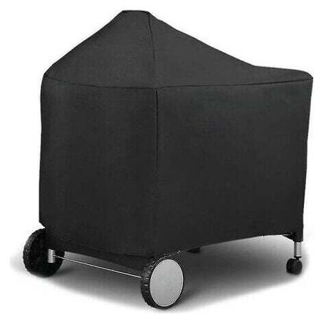 Housse de barbecue imperméable Oxford pour Weber 7152 124x65x101cm noir (1/2)