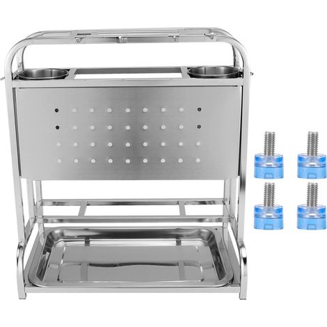 Besteckhalter aus Edelstahl 304 für Messer, Schneidebretter und Essstäbchen – Küchenorganizer (1/5)