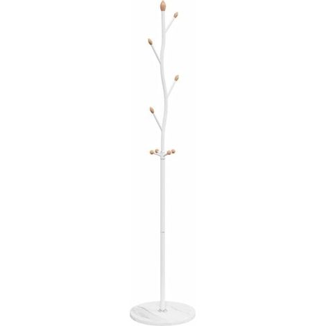 Porte-manteau blanc, 177 cm, fer thermolaqué (1/5)