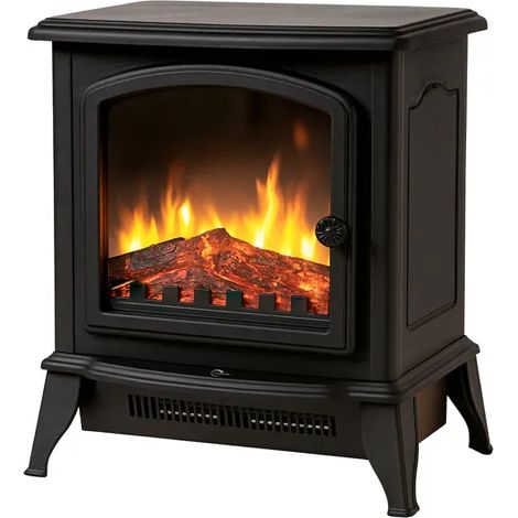 Poêle/Cheminée Electrique Xelia 1800 W 46 x 36 x 22cm Sannover (1/3)