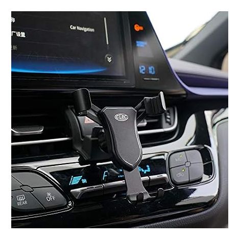 Grille Aération Support Voiture Téléphone de Voiture Réglable Universel Accessoires Auto (Noir) (1/5)
