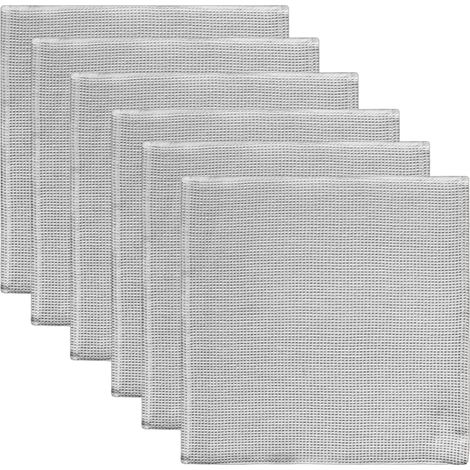 Chiffon De Cuisine En Coton - Tissu À Nid D Abeille 34 X 34 Cm - Pour Nettoyage Cuisine Et Vaisselle - Lot De 4 (1/5)
