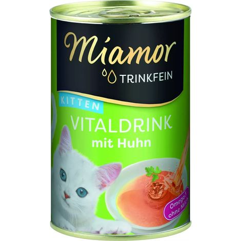 Miamor Vitaldrink Kitten - Soupe au poulet pour chatons 135 ml (1/4)