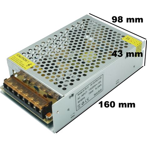 Alimentation LED 12V 75W 6,25A IP20 IdeaLED ID-3002 (1/3)