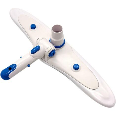 Brosse de piscine, brosse de nettoyage pour piscine, mur, sol, jacuzzi, spa, tête d'aspiration, brosses de nettoyage, poignée réglable, outil de nettoyage des algues (1/5)