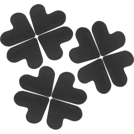 12 unidades de adhesivo antideslizante para alfombras y suelos, reutilizable y lavable, evita resbalones y desplazamientos.