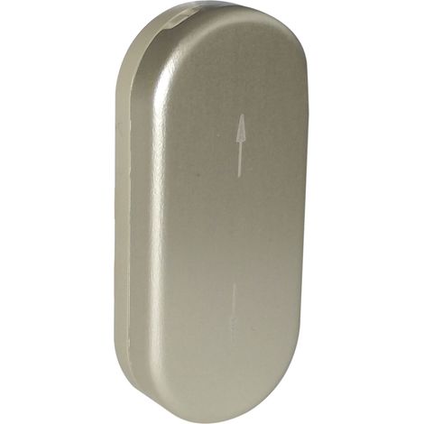 ROTO Steckrosette ROTOLINE - m. Schiebehangerl, Aluminium champagne eloxiert