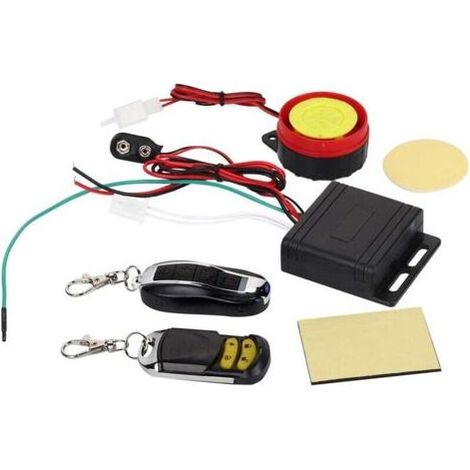 PA Diebstahlwarnanlage für Motorräder und Fahrräder mit 12V-Fernbedienung (1/4)