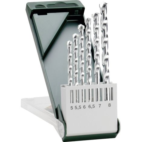 Bosch Steinbohrer-Set 5,0x85 5,5x85 / 6,0x100 / 6,5x100 / 7,0x100 / 8,0x120, 6-tlg. - 2609255461 (1/2)