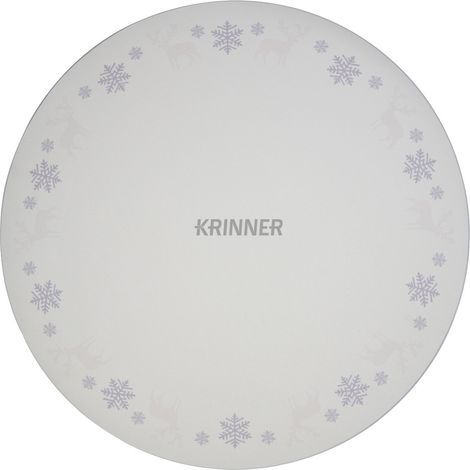 Krinner Weihnachtsbaumunterlage Ø 60 cm weiß Weihnachtsbaumdecke