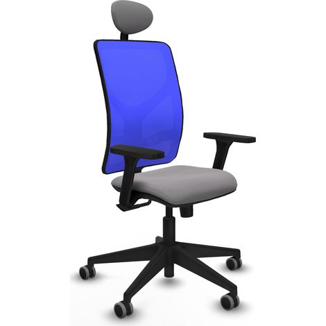 Sedia da ufficio piqueras y crespo Motilla blu pelle sintetica (1/2)