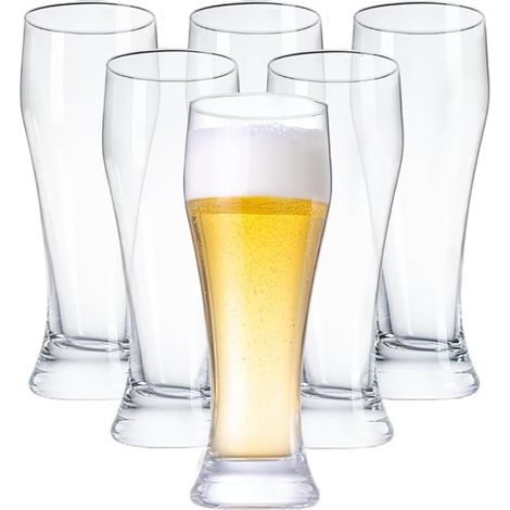 Beer Glasses, Suitable for Refrigeration and Preservation, Large Glassware (1/5)
