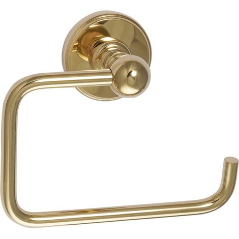 JTP Grosvenor Toilet Roll Holder - Polished Gold (1/2)
