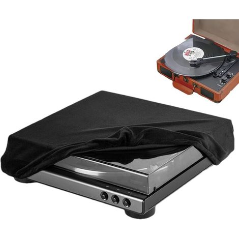 Copertura antipolvere per giradischi, copertura protettiva per giradischi, protezione per giradischi stereo, copertura antipolvere per dischi in vinile e giradischi stereo (1/4)