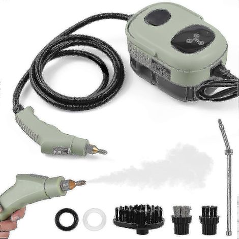 1100 ml Hochleistungs-Dampfreiniger, 2500 W Hochdruck für die Haushaltsreinigung Grün US-Stecker (1/4)