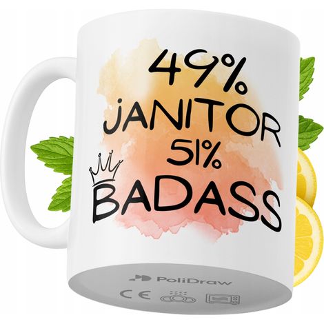 Lustige Kaffeetasse mit witzigem Textdesign für Hausmeister – ideal für Geburtstage, Namenstage und Feiertage. Hochwertige Tasse für besondere Anlässe im Büro oder Homeoffice. Farbe: Weiß, 330 ml.