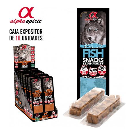 Alpha Spirit Snack Tacos Pescado Pagk 16 x 35 g