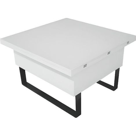 Table basse relevable New Viper Blanc