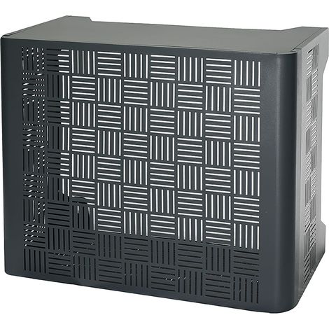 Copri Condizionatore da Esterno Medium 100x54/60x85 cm in Acciaio Zincato Antracite (1/5)