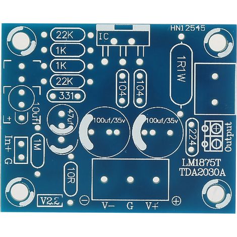 LM1875T DIY-Kit 20W Mono-Kanal HiFi-Audio-Leistungsverstärkerplatine (1/5)