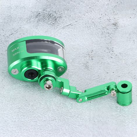 Réservoir de liquide de frein avant en aluminium CNC, kit de réservoir d'huile pour moto Kawasaki ZX 6R 9R 10R (vert) (1/5)