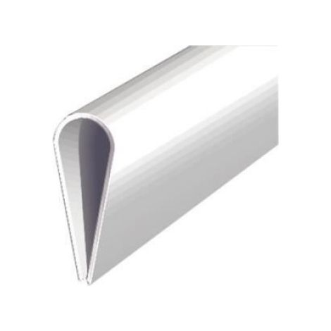 Profilé plastique 1000/15mm blanc