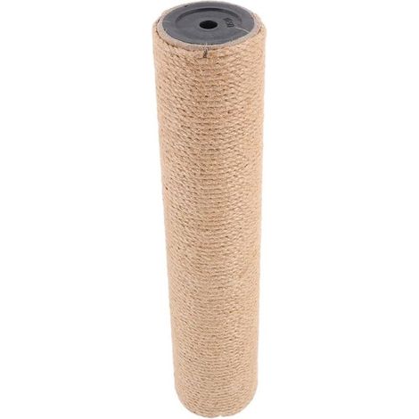 Poteau à Chat Griffoir Robuste en Sisal Naturel 40 Cm Diamètre 8 Cm pour (1/5)