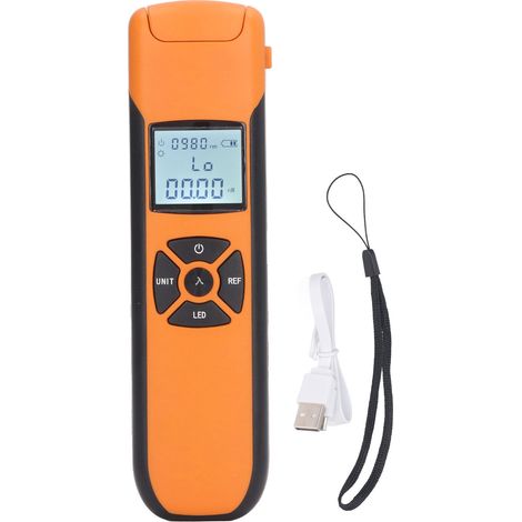 Mesureur de puissance optique portable 800-1700 nm avec fonction auto-sauvegarde, mini testeur fibre optique (1/5)