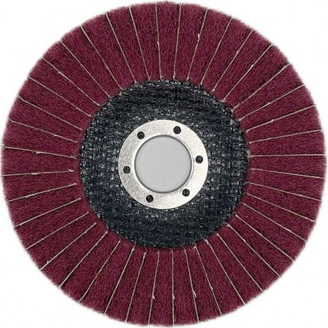5 Stück 125 mm x 22 mm Nylon-Lamellenpolierscheibe, Körnung 240, Schleiffaser-Schleifscheibe, Schleifpolierscheiben