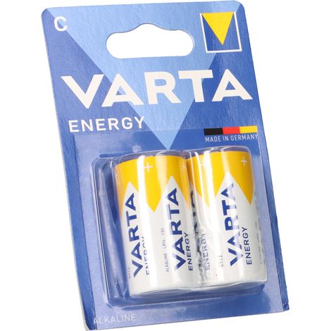Varta Energy C Baby Batterie 1,5V AlMn 2er Blister (1/5)