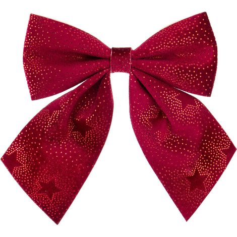 Fiocco natalizio rosso 27x33x3,5 (1/5)