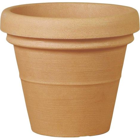 Vaso Ø45x38,8 cm in Polietilene Doppio Bordo 45 Anticato (1/4)