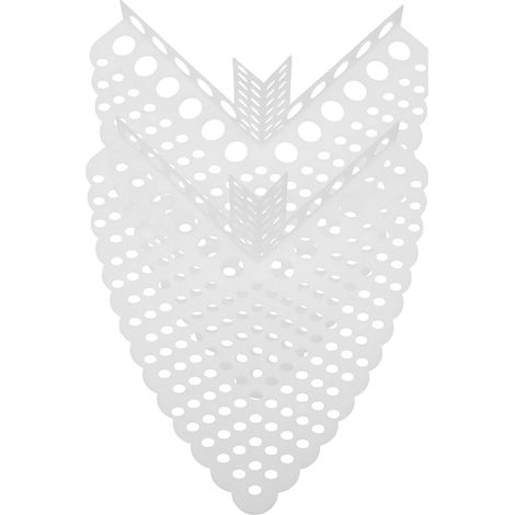 5 protège-coins pour meubles, plastique, blanc, pour meubles (1/5)